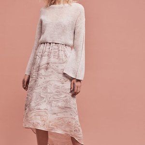 ANTHROPOLOGIE Sleeping on Snow Gray Rosay Dress S